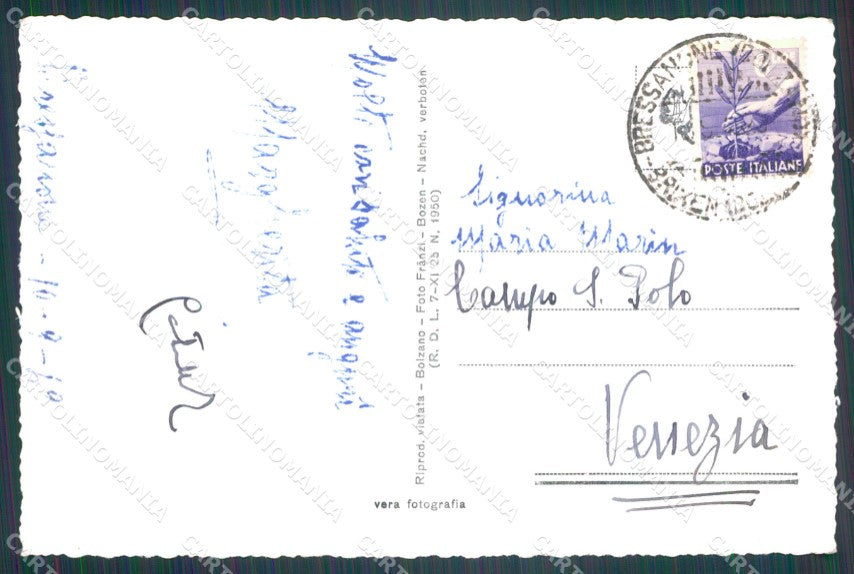 Bolzano Bressanone Sant'Andrea in Monte Foto cartolina VK1582 – retro