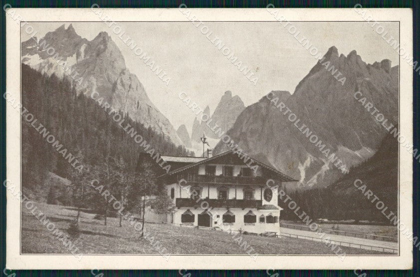Bolzano Sesto Albergo Fiscalina cartolina VK1586 – fronte