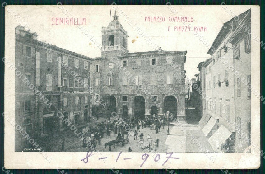 Ancona Senigallia Palazzo Comunale ABRASA cartolina VK1595 – fronte