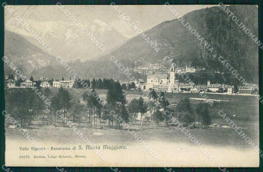 Verbania Santa Maria Maggiore PIEGHE cartolina VK1596 – fronte