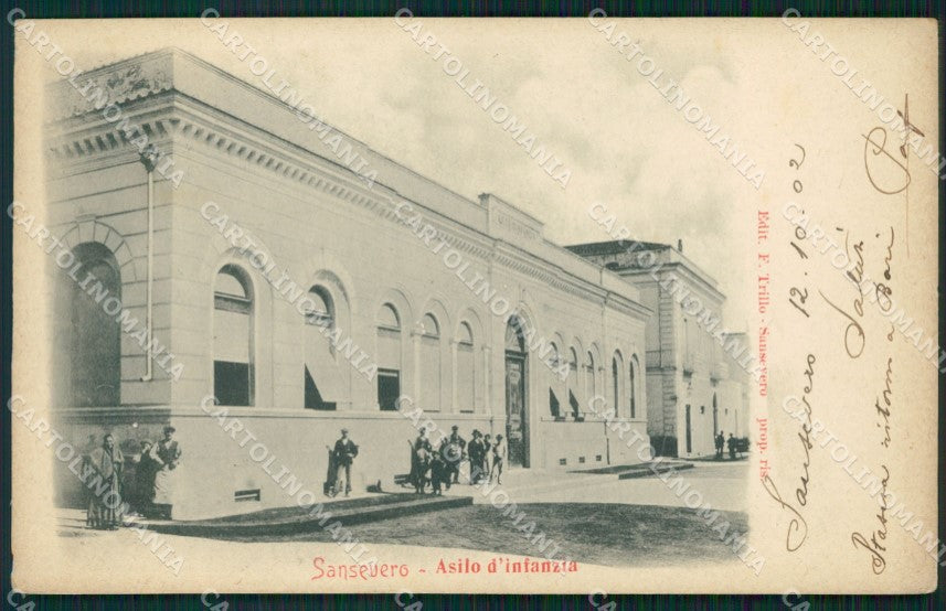 Foggia San Severo Asilo cartolina VK1608 – fronte
