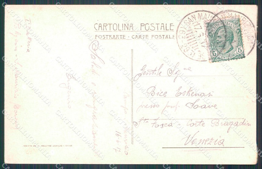 Torino San Maurizio Canavese Baraccamenti STRAPPINO cartolina VK1609 – retro