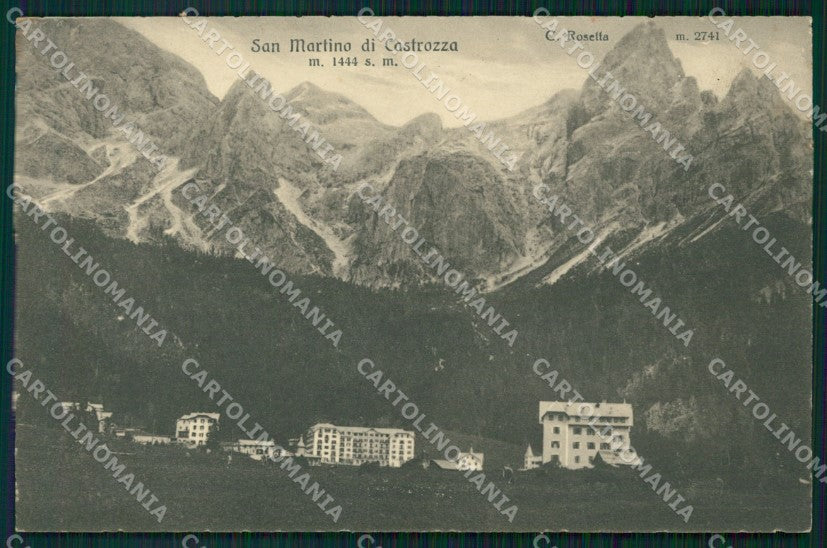 Trento San Martino di Castrozza Rosetta cartolina VK1614 – fronte