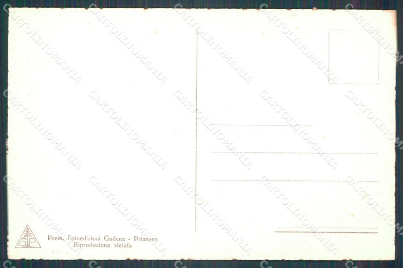 Trento San Martino di Castrozza Rosetta cartolina VK1614 – retro