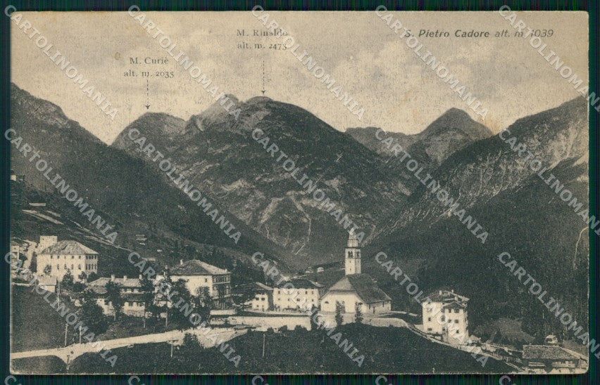 Belluno San Pietro di Cadore cartolina VK1616 – fronte