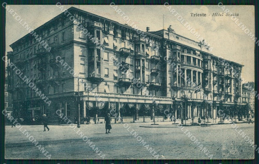 Trieste Città RIFILATA cartolina VK1631 – fronte
