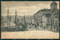 Trieste Città Riva Carciotti Barche cartolina VK1636 – fronte