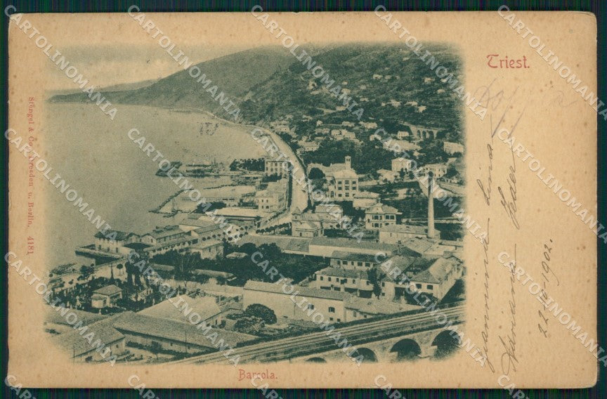 Trieste Barcola cartolina VK1650 – fronte