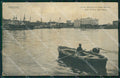 Trieste Città Porto Vecchio Stazione Barca PIEGA cartolina VK1674 – fronte