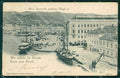 Trieste Città Riva Grumola Barche Gruss cartolina VK1677 – fronte