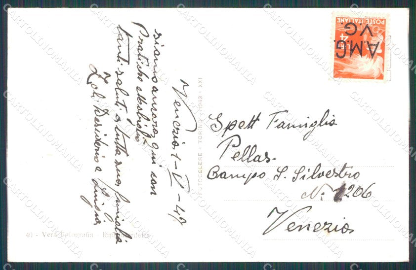 Trieste Città Piazza dell'Impero Foto cartolina VK1678 – retro