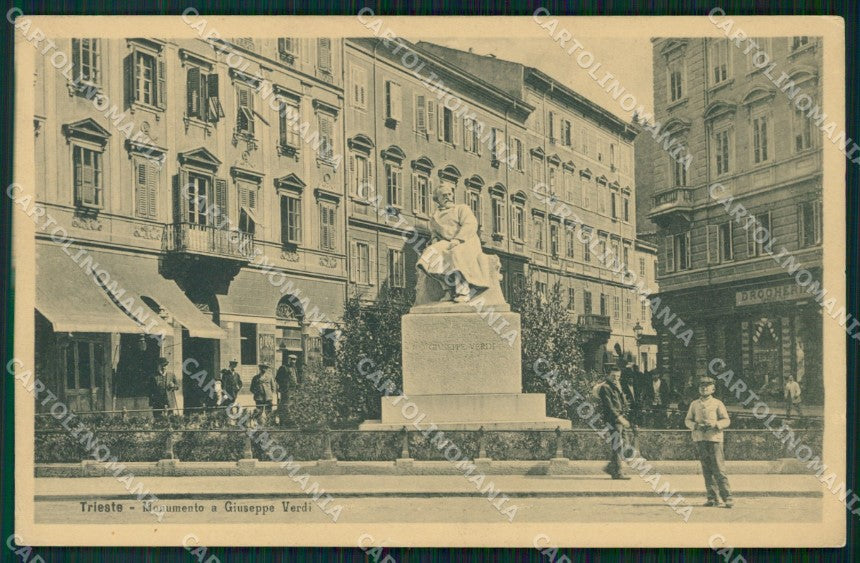 Trieste Città Giuseppe Verdi cartolina VK1685 – fronte