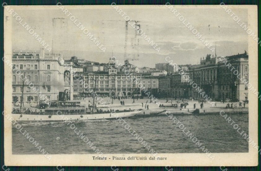 Trieste Città Piazza dell'Unità cartolina VK1687 – fronte