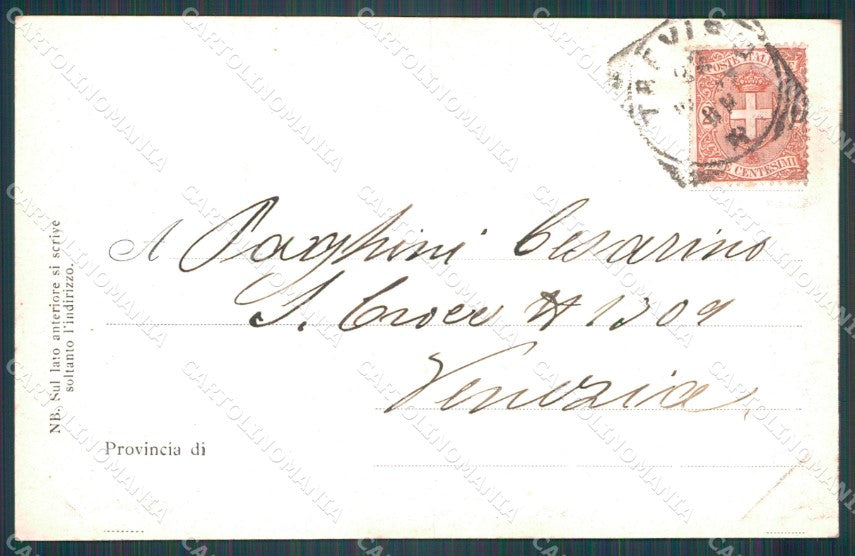 Treviso Città Ponte San Martino Carretto cartolina VK1699 – retro