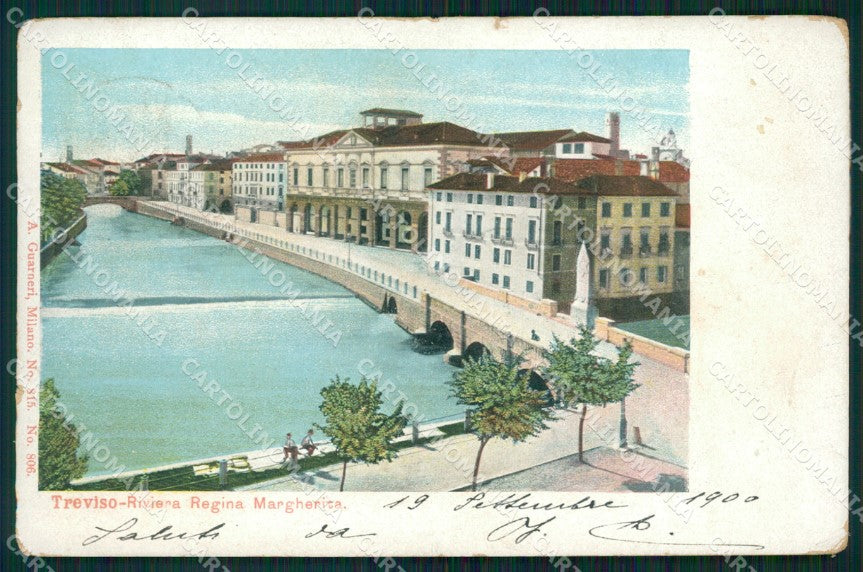 Treviso Città Riviera Regina Margherita STRAPPINI cartolina VK1701 – fronte