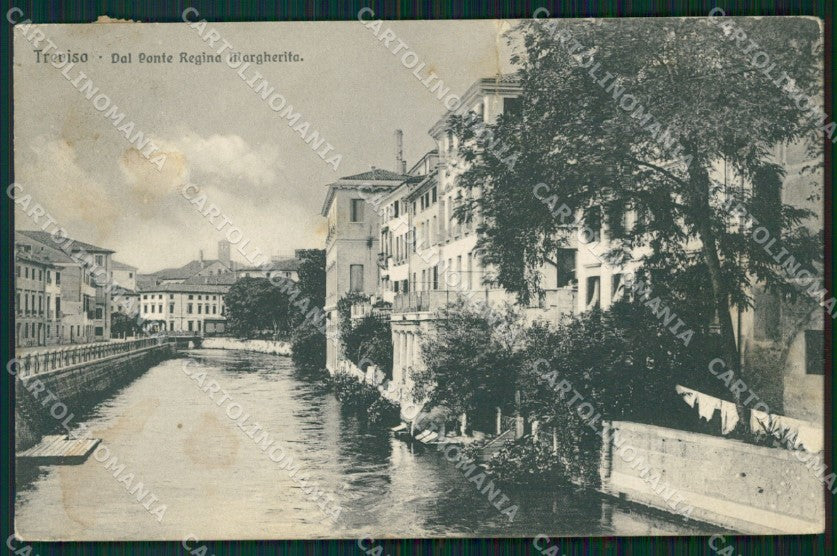 Treviso Città Ponte Regina Margherita STRAPPO cartolina VK1702 – fronte