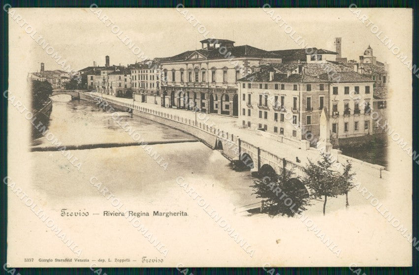 Treviso Città Riviera Regina Margherita cartolina VK1709 – fronte