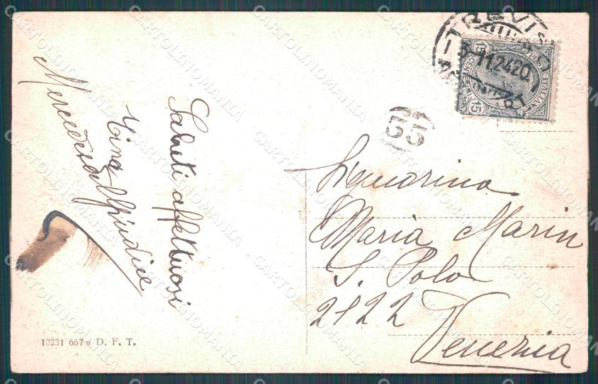Treviso Città Borgo Cavour Tram ABRASA cartolina VK1716 – retro