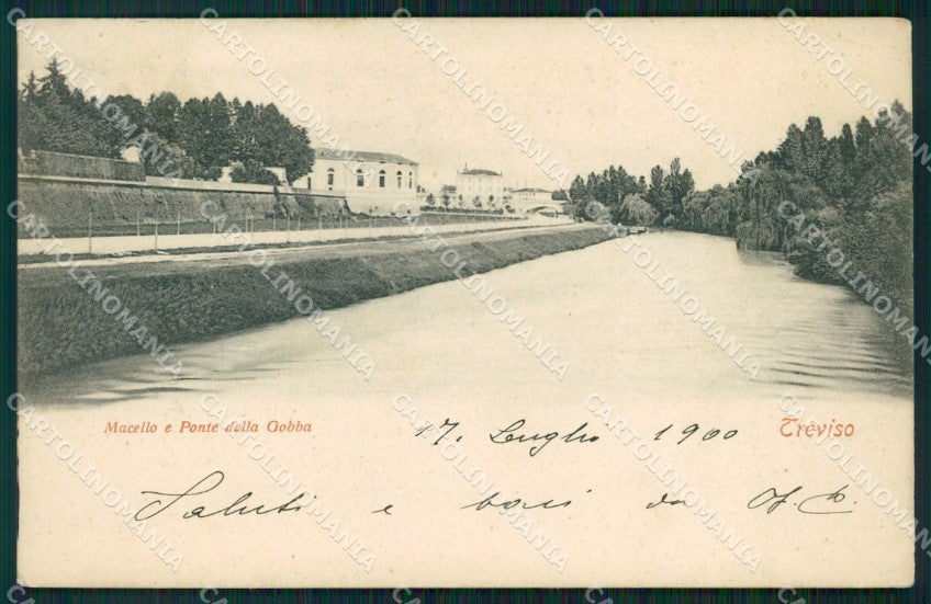 Treviso Città Ponte della Gobba cartolina VK1722 – fronte