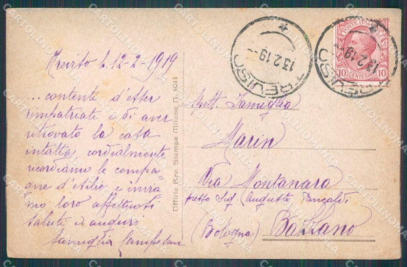 Treviso Città Peschiera cartolina VK1731 – retro