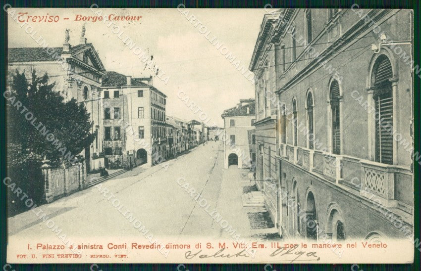Treviso Città Borgo Cavour cartolina VK1737 – fronte