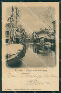 Treviso Città Canale Buranelli Nevicata cartolina VK1743 – fronte