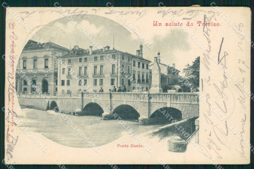 Treviso Città Ponte Dante cartolina VK1751 – fronte