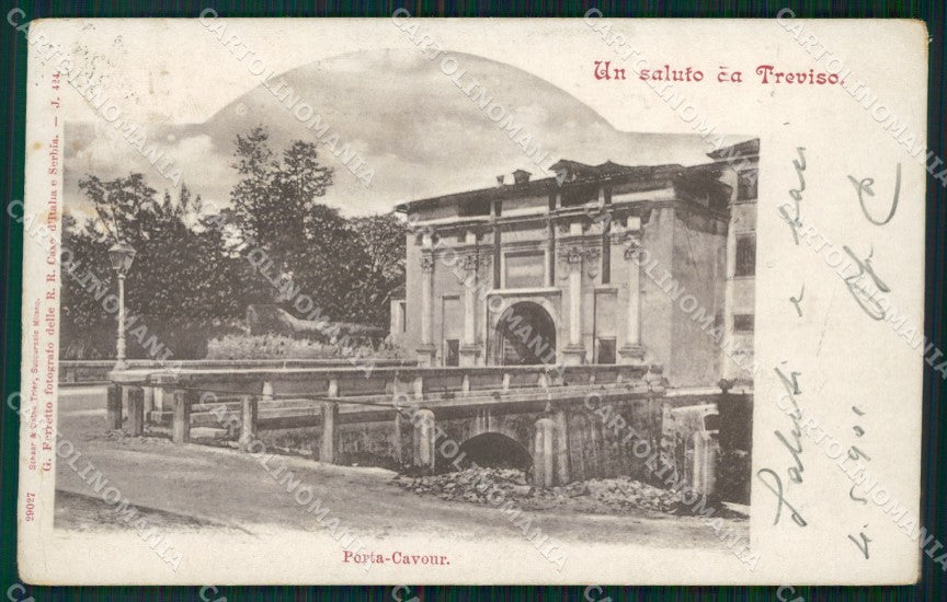 Treviso Città Porta Cavour cartolina VK1756 – fronte