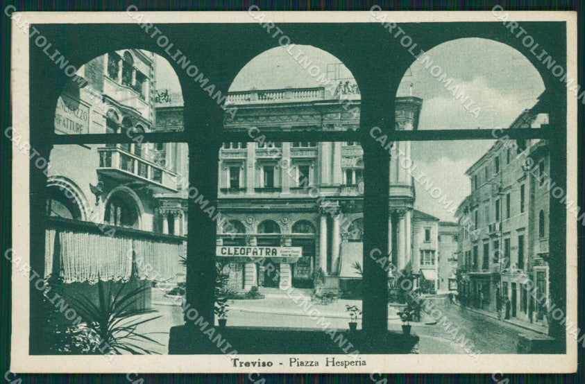 Treviso Città Piazza Hesperia STRAPPINO cartolina VK1762 – fronte