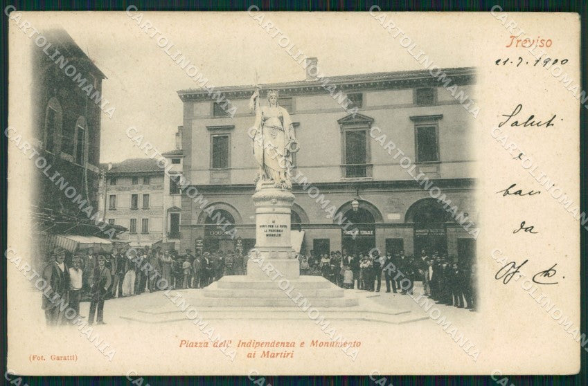 Treviso Città Piazza dell'Indipendenza cartolina VK1766 – fronte