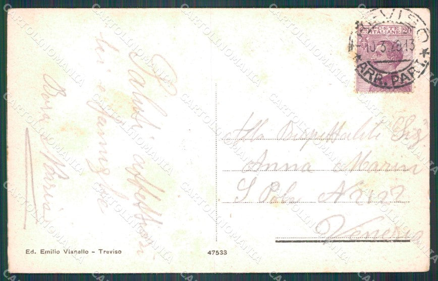 Treviso Città Piazza dei Signori cartolina VK1778 – retro