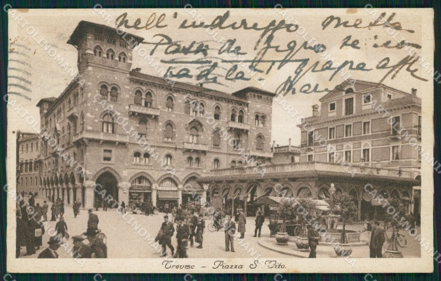 Treviso Città Piazza San Vito cartolina VK1779 – fronte
