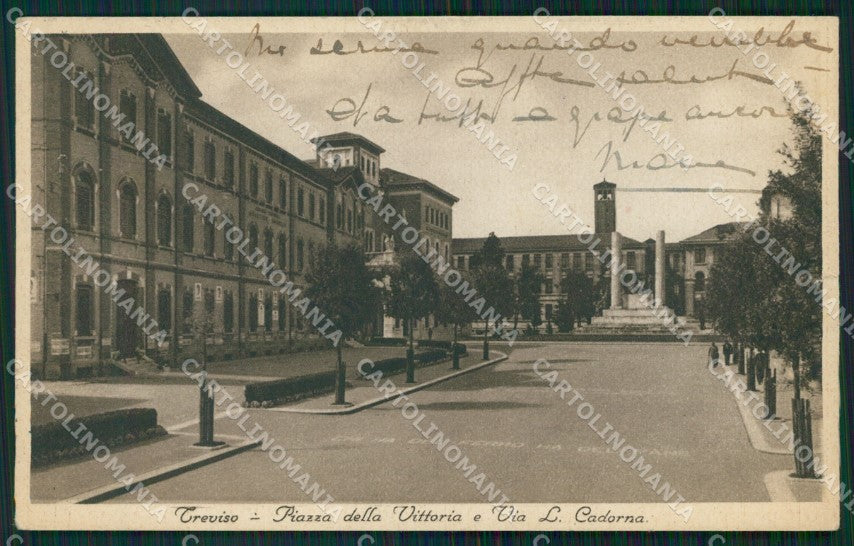 Treviso Città Piazza della Vittoria cartolina VK1780 – fronte