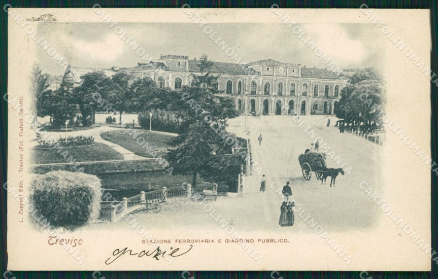 Treviso Città Stazione Carrozza cartolina VK1784 – fronte