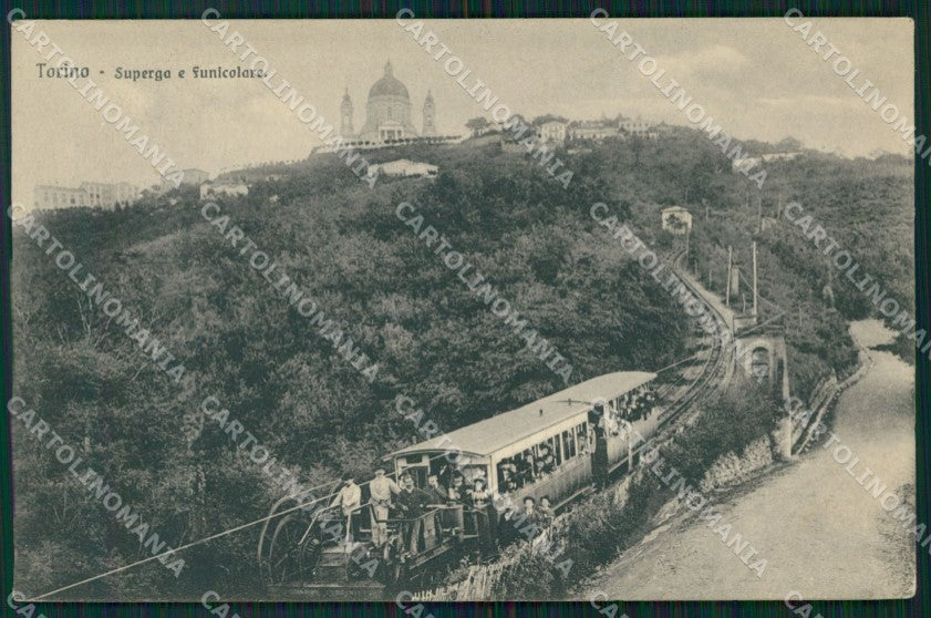 Torino Città Superga Funicolare cartolina VK1792 – fronte
