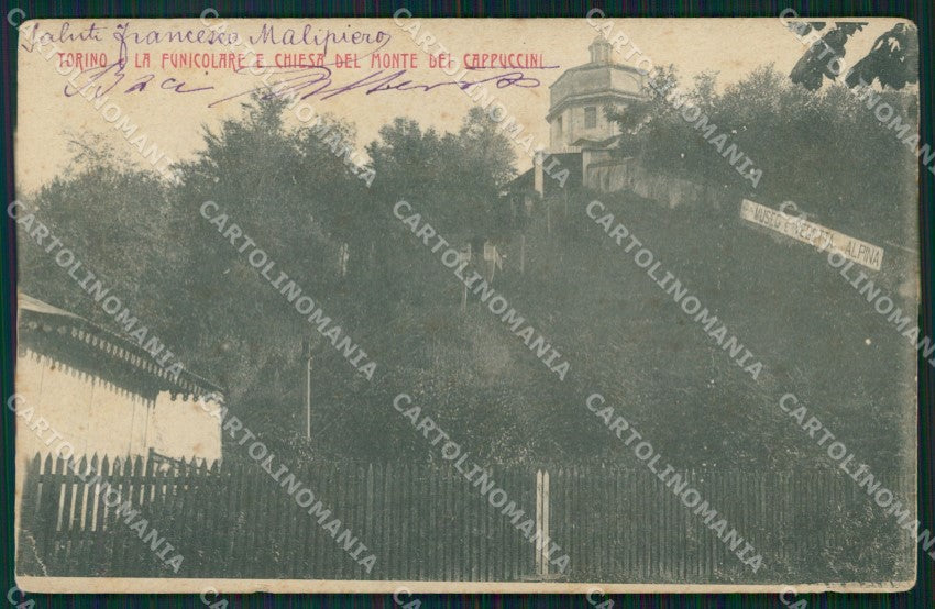 Torino Città Funicolare PIEGHINA cartolina VK1813 – fronte