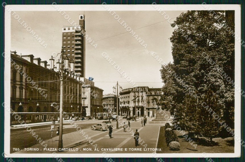 Torino Città Piazza Castello Foto cartolina VK1819 – fronte
