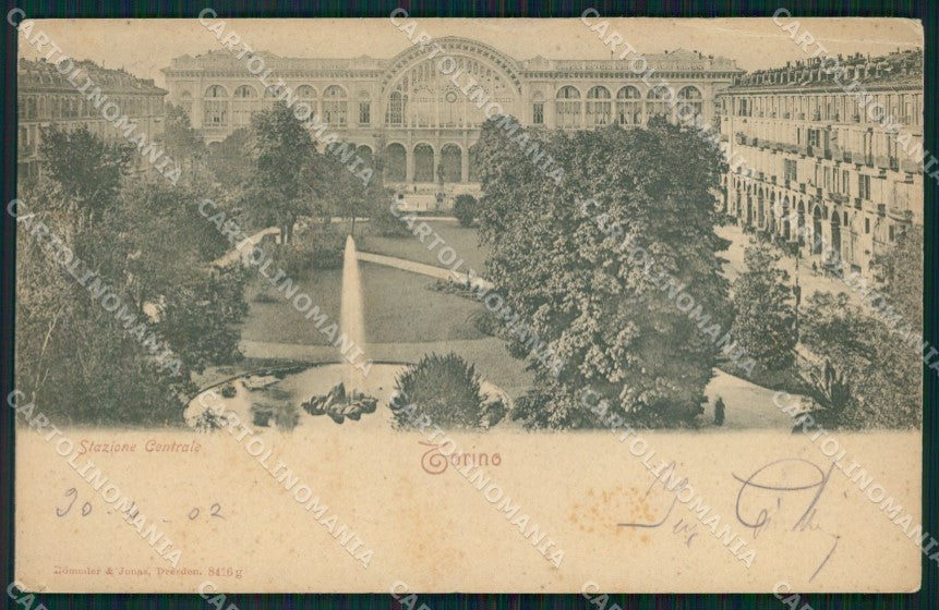 Torino Città Stazione STRAPPINO PIEGA cartolina VK1836 – fronte