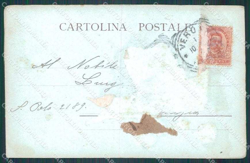 Torino Città Castello del Valentino ABRASA COLLA cartolina VK1842 – retro