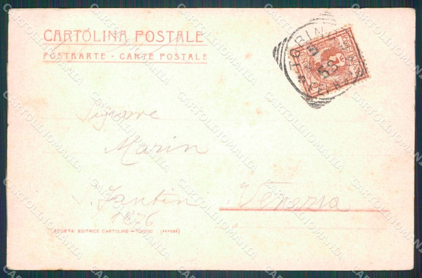 Torino Città Porta Palatina cartolina VK1850 – retro