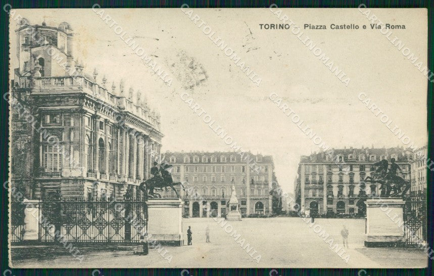Torino Città Piazza Castello cartolina VK1857 – fronte