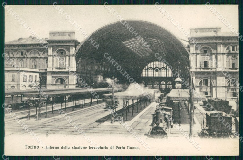 Torino Città Stazione Porta Nuova Treno cartolina VK1866 – fronte