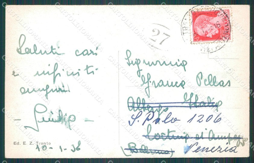 Trento Città cartolina VK1871 – retro