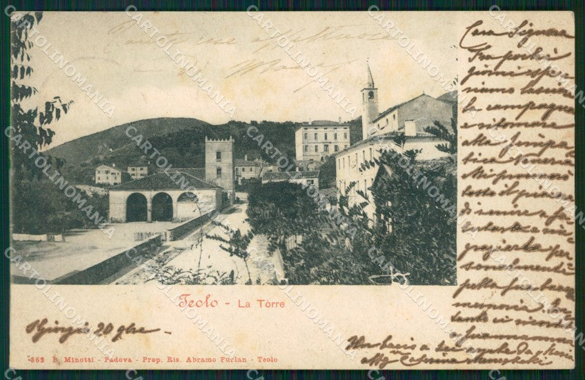 Padova Teolo PIEGHE cartolina VK1891 – fronte
