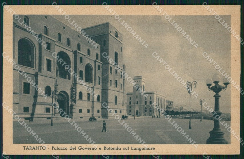 Taranto Città Palazzo del Governo cartolina VK1903 – fronte