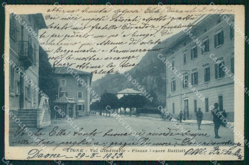 Trento Tione cartolina VK1915 – fronte