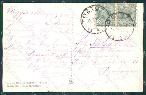 Alessandria Tortona Collegio cartolina VK1922 – retro