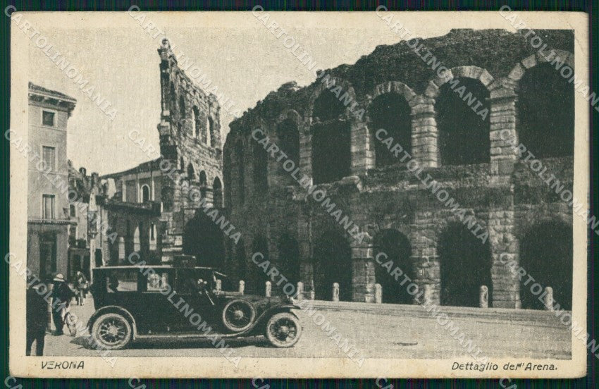 Verona Città Arena Auto cartolina VK1959 – fronte