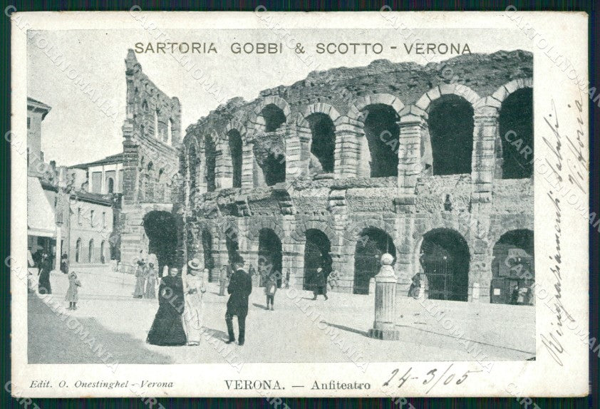 Verona Città Anfiteatro cartolina VK1960 – fronte
