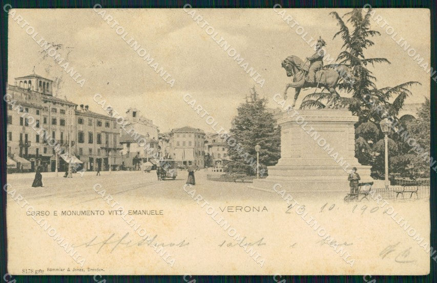 Verona Città Corso Vittorio Emanuele cartolina VK1963 – fronte